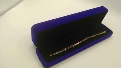 Amethyst Gold-Stone Bracelet 14K Yellow Gold 5.05g (GJE003541) - Thumbnail 4