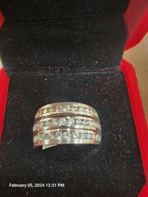 NORDSTROM Lady's Diamond Wedding Band 45 Diamonds 4.50 Carat T.W. (17-1) - Thumbnail 2