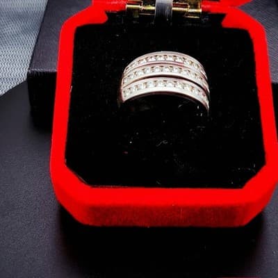 NORDSTROM Lady's Diamond Wedding Band 45 Diamonds 4.50 Carat T.W. (17-1) - Thumbnail 7