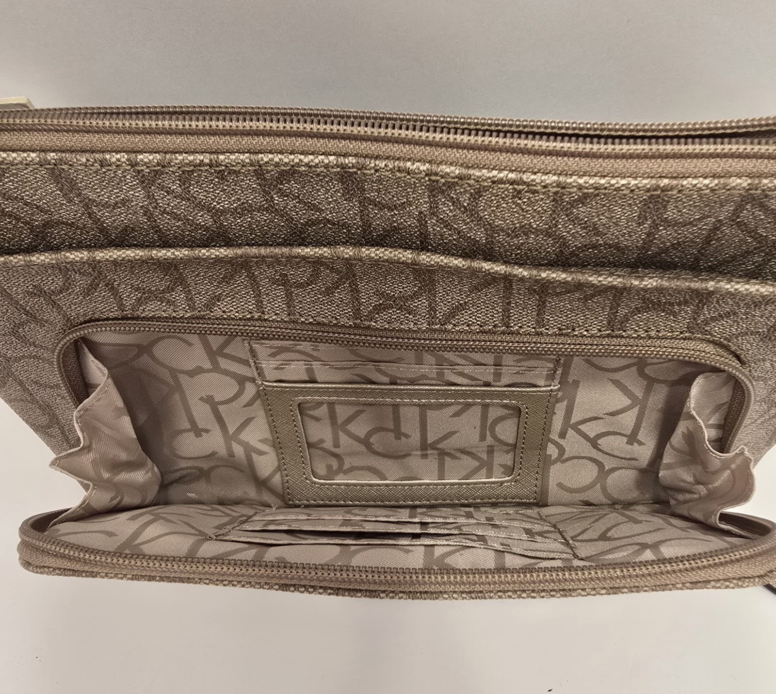 Calvin Klein Small Shoulder Bag 10.5"L x 7.25"T Iconic Logo Purse *MAKE OFFER - Thumbnail 11