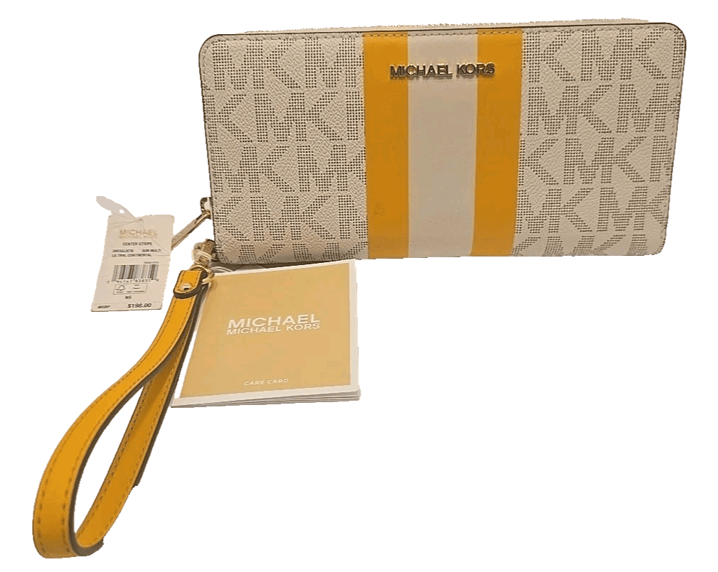 NEW - Michael Kors 38R3GIJE7B Jet Set Travel Continental Wallet/Wristlet - Image 1