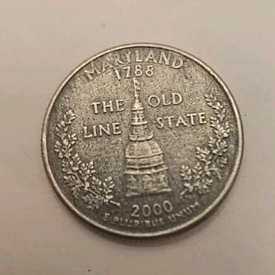 2000 P - Maryland - State Quarter - Thumbnail 3