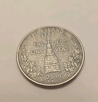 2000 P - Maryland - State Quarter - Thumbnail 4