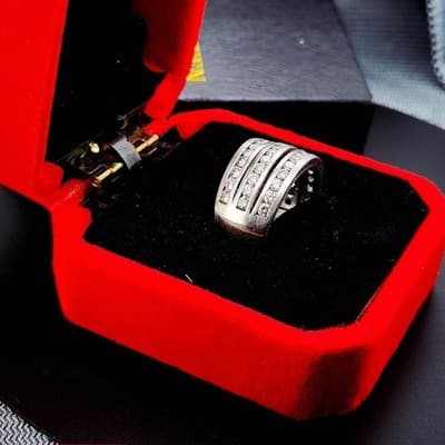 NORDSTROM Lady's Diamond Wedding Band 45 Diamonds 4.50 Carat T.W. (17-1) - Thumbnail 6