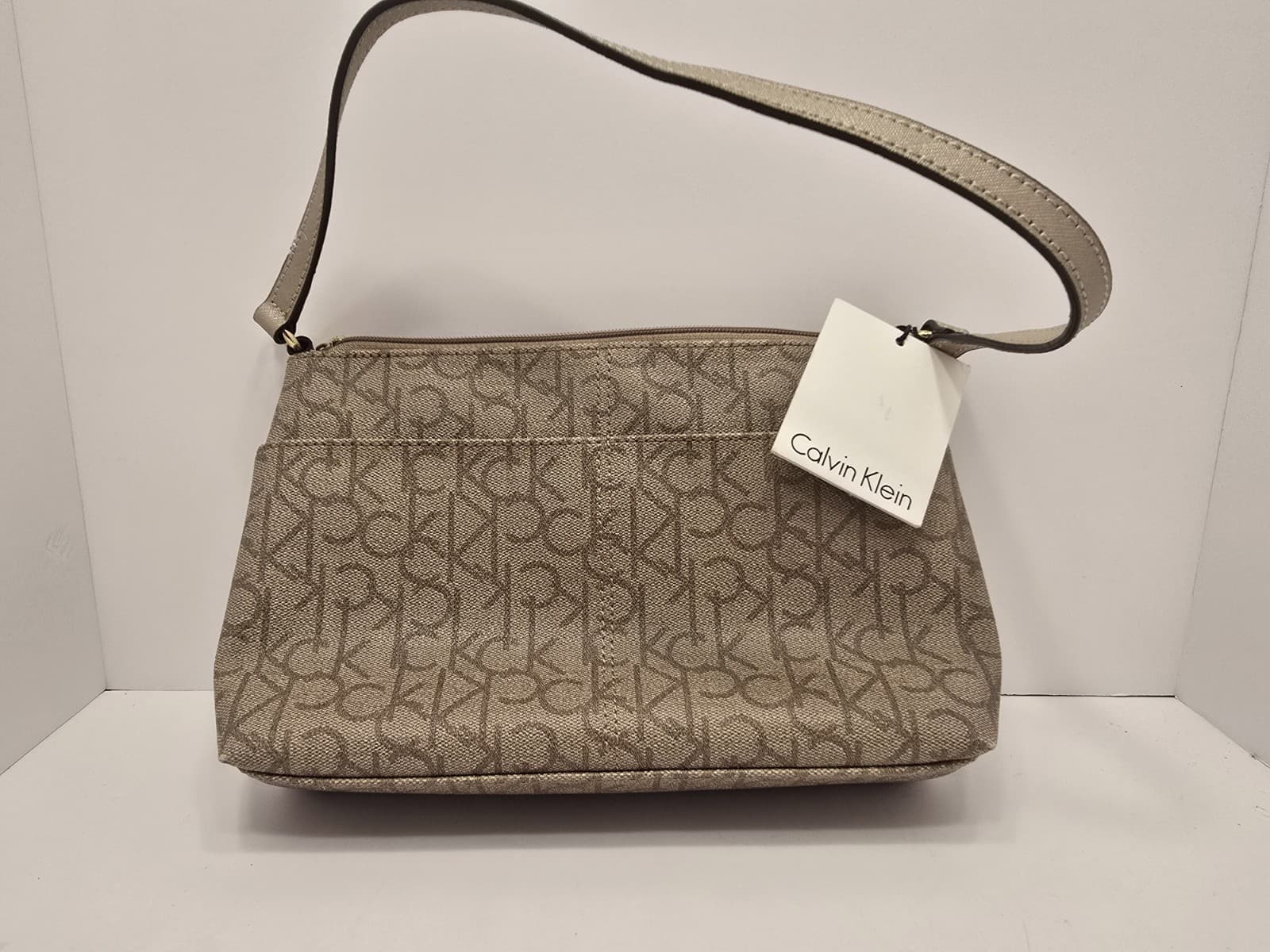 Calvin Klein Small Shoulder Bag 10.5"L x 7.25"T Iconic Logo Purse *MAKE OFFER - Thumbnail 17