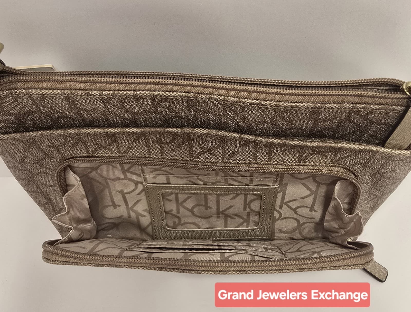 Calvin Klein Small Shoulder Bag 10.5"L x 7.25"T Iconic Logo Purse *MAKE OFFER - Thumbnail 12