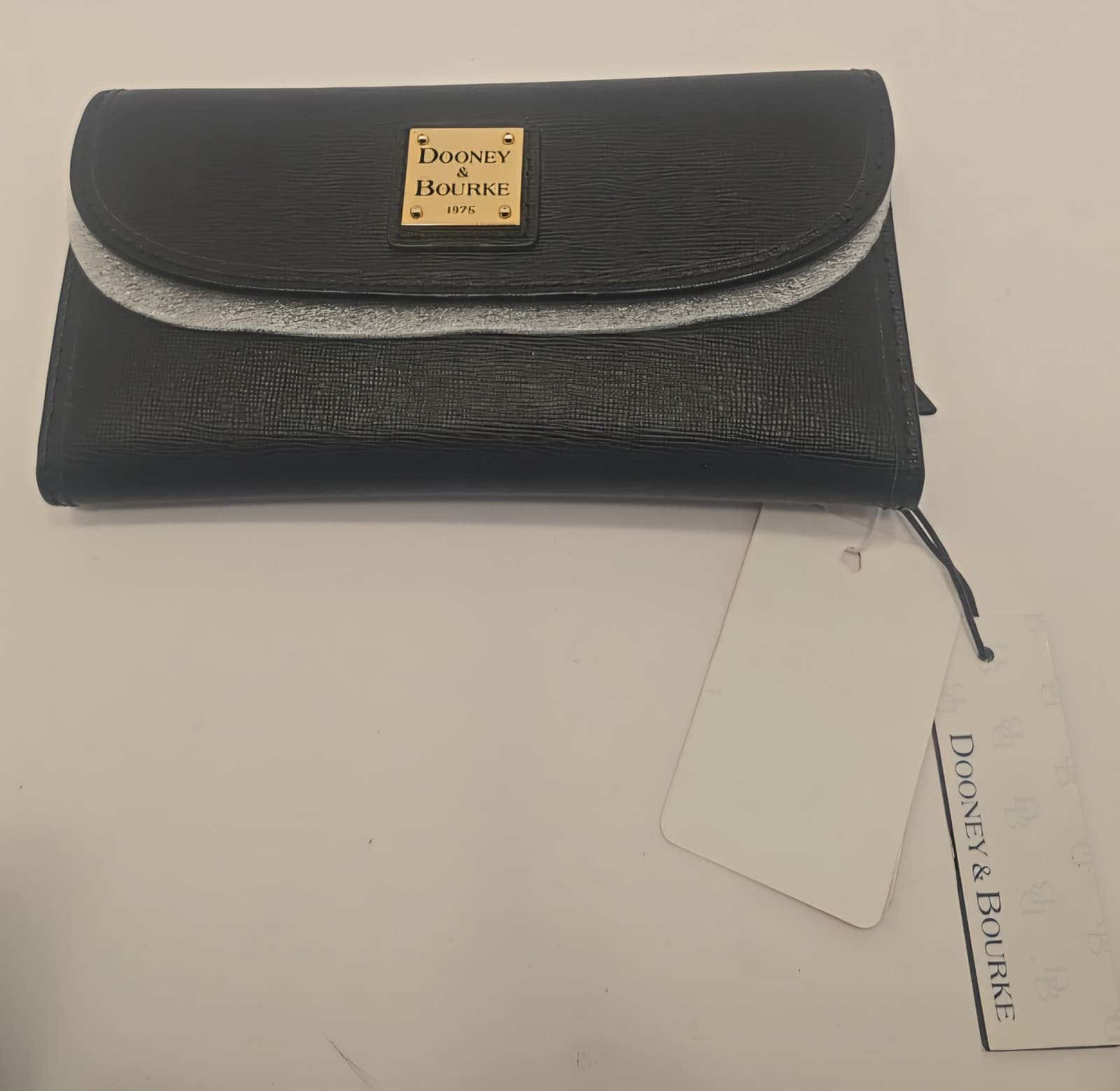 Dooney & Bourke Saffiano Leather Continental Clutch Wallet Black - Thumbnail 16