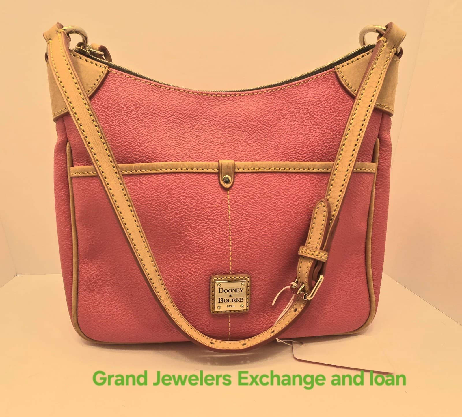 Dooney & Bourke Pink Kimberly Crossbody Leather Strawberry NEW - MAKE OFFER - Thumbnail 4