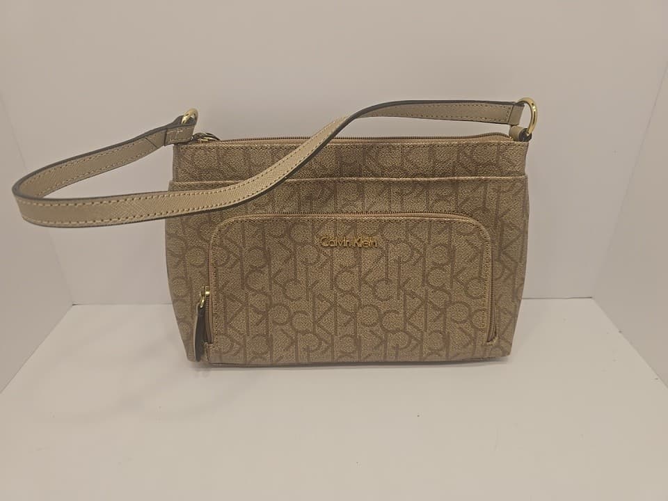 Calvin Klein Small Shoulder Bag 10.5"L x 7.25"T Iconic Logo Purse *MAKE OFFER - Thumbnail 23