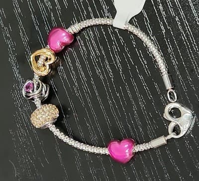 Pandora Silver Charm Bracelet 925 Silver 7.6g (GJE000208) - Image 1