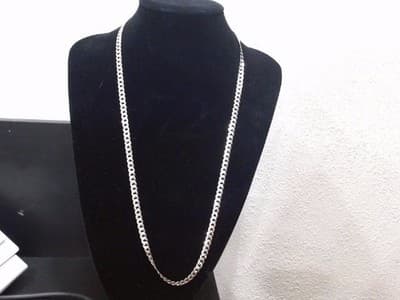 30" GRAND JEWELERS Silver Chain 925 Silver 26.2g (I-339) - Image 1