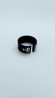 Unisex Silver Ring Silver Plate 6.6g (GJE003717) - Thumbnail 5