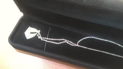 Silver PENDANT NECKLACE 925 Silver 4.11g (GJE003580) - Thumbnail 3
