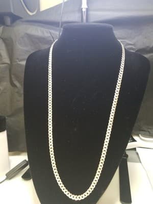 30" GRAND JEWELERS Silver Chain 925 Silver 26.2g (I-339) - Thumbnail 7