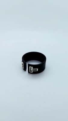 Unisex Silver Ring Silver Plate 6.6g (GJE003717) - Thumbnail 3