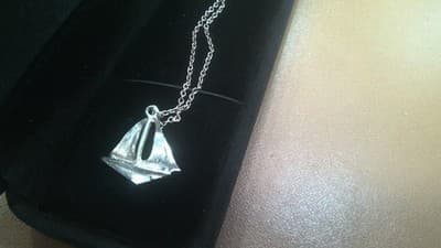 Silver PENDANT NECKLACE 925 Silver 4.11g (GJE003580) - Thumbnail 4
