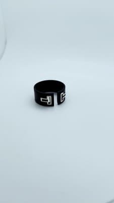 Unisex Silver Ring Silver Plate 6.6g (GJE003717) - Thumbnail 4