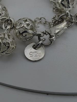 Silver Bracelet 925 Silver 11.2g (GJE000128) - Thumbnail 5