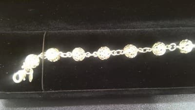 Silver Bracelet 925 Silver 11.2g (GJE000128) - Thumbnail 3