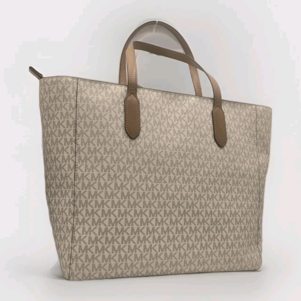 Michael Kors Logo Sinclair Large Leather East West Grab Tote With dust bag & tag - Thumbnail 14