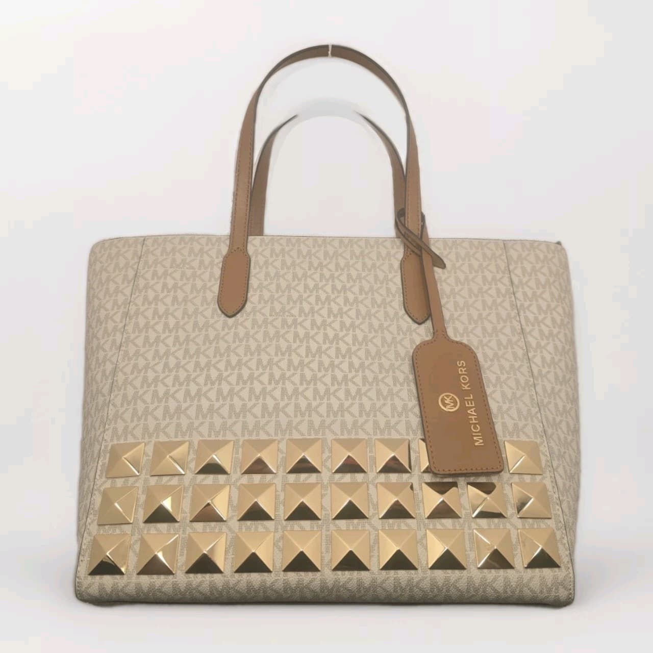 Michael Kors Logo Sinclair Large Leather East West Grab Tote With dust bag & tag - Thumbnail 4