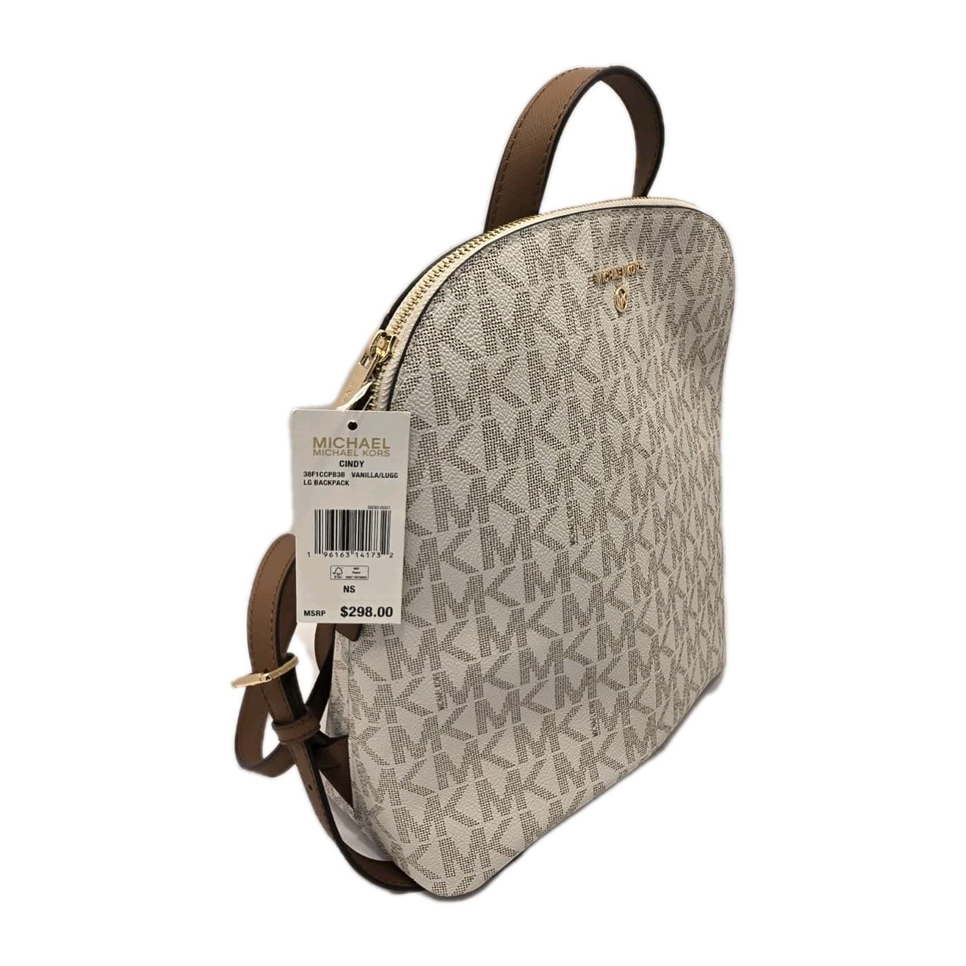 NEW MICHAEL KORS Cindy Large Logo Backpack / Bag / Purse MSRP 298.00 HUGE SALE - Thumbnail 4