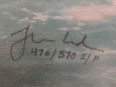 THOMAS KINKADE - HAND-SIGNED! VICTORIAN LIGHT SEASCPAE 47/510 I/P - Thumbnail 14