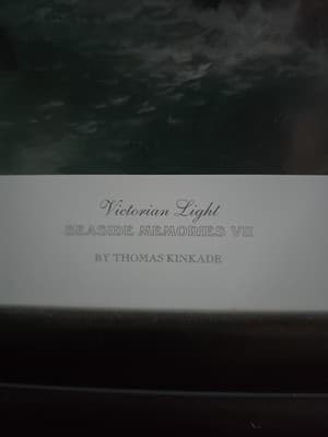 THOMAS KINKADE - HAND-SIGNED! VICTORIAN LIGHT SEASCPAE 47/510 I/P - Thumbnail 15