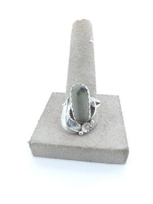 Bisbee Turquoise Unisex Silver & Stone Ring 925 Silver 5.82g (GJE003730) - Thumbnail 9