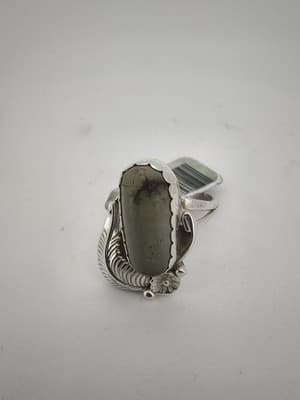 Bisbee Turquoise Unisex Silver & Stone Ring 925 Silver 5.82g (GJE003730) - Thumbnail 6