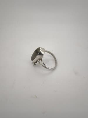 Bisbee Turquoise Unisex Silver & Stone Ring 925 Silver 5.82g (GJE003730) - Thumbnail 5