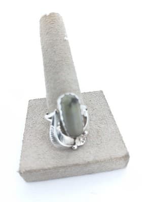 Bisbee Turquoise Unisex Silver & Stone Ring 925 Silver 5.82g (GJE003730) - Thumbnail 8