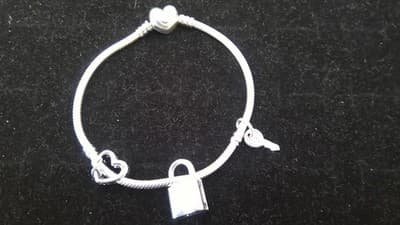 Pandora Silver Charm Bracelet 925 Silver 26.73g (GJE000209) - Image 1