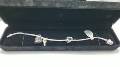 Pandora Silver Charm Bracelet 925 Silver 26.73g (GJE000209) - Thumbnail 11