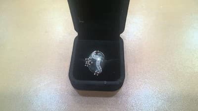 Black Stone Unisex Silver & Stone Ring 925 Silver 7.09g Size:6.5 (GJE003576) - Image 1