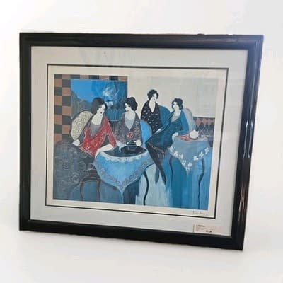 Itzchak Tarkay TWO BY TWO Signed Seriolithograph Approx 30x26 See DESCRIPTION - Thumbnail 4