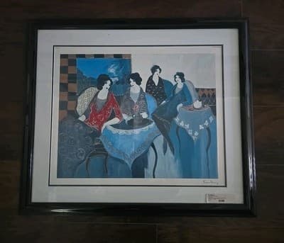 Itzchak Tarkay TWO BY TWO Signed Seriolithograph Approx 30x26 See DESCRIPTION - Thumbnail 10