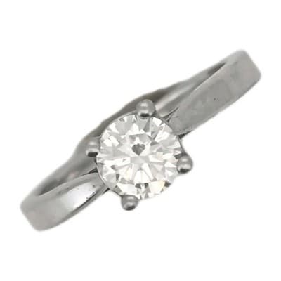 Round Solitaire Diamond Platinum Cathedral Engagement Ring, .70 CT, 5.08G. VS2 - Thumbnail 18