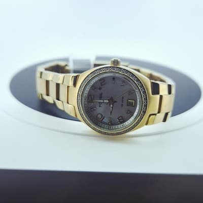 FOSSIL Lady's Wristwatch 110904 GOLD Stainless (I-10) - Thumbnail 6