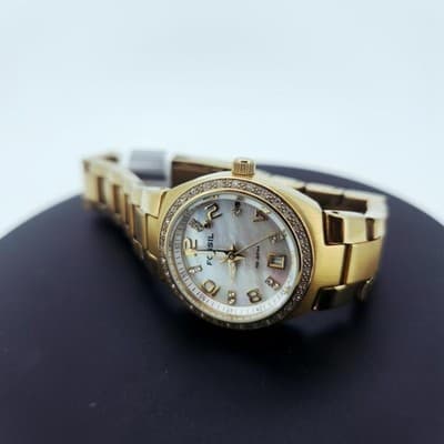 FOSSIL Lady's Wristwatch 110904 GOLD Stainless (I-10) - Thumbnail 8