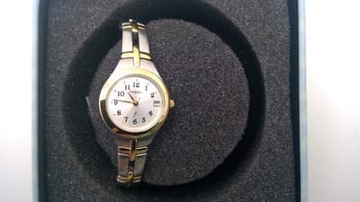 FOSSIL Lady's Wristwatch ES9439 Silver Stainless (I-9) - Image 1