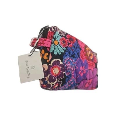 Vera Bradley Sunburst Floral Small Cosmetic Bag Pink Makeup EUC / Pencil bag New - Thumbnail 6