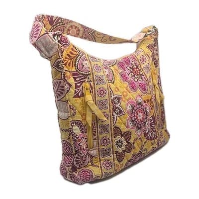 Vera Bradley Lisa B Hobo Shoulder Bag in Bali Gold - Image 1