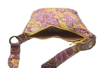 Vera Bradley Lisa B Hobo Shoulder Bag in Bali Gold - Thumbnail 3
