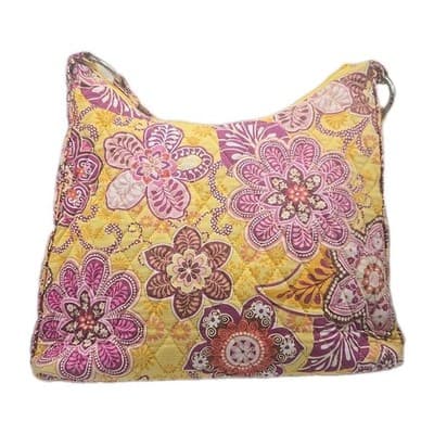 Vera Bradley Lisa B Hobo Shoulder Bag in Bali Gold - Thumbnail 6