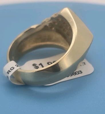 1.0 CTW Round Cut Diamond Channel-Set Statement Ring in 14k Yellow Gold - Thumbnail 10