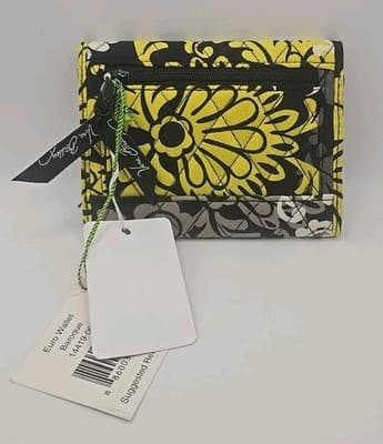 Vera bradley BAROQUE Wallet 14419069 NEW YELLOW, BLACK,BROWN - Thumbnail 5