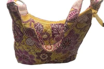 Vera Bradley Lisa B Hobo Shoulder Bag in Bali Gold - Thumbnail 7