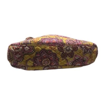 Vera Bradley Lisa B Hobo Shoulder Bag in Bali Gold - Thumbnail 8