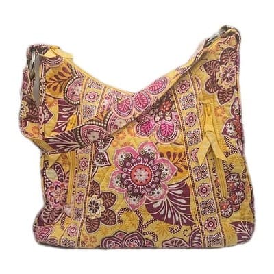 Vera Bradley Lisa B Hobo Shoulder Bag in Bali Gold - Thumbnail 2
